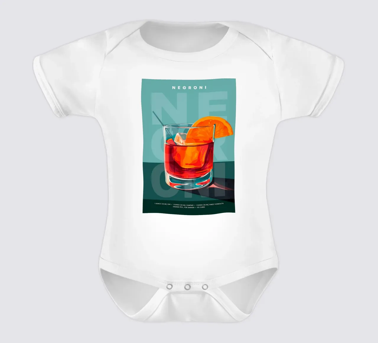 Negroni classico body neonato maniche corte da kakaka