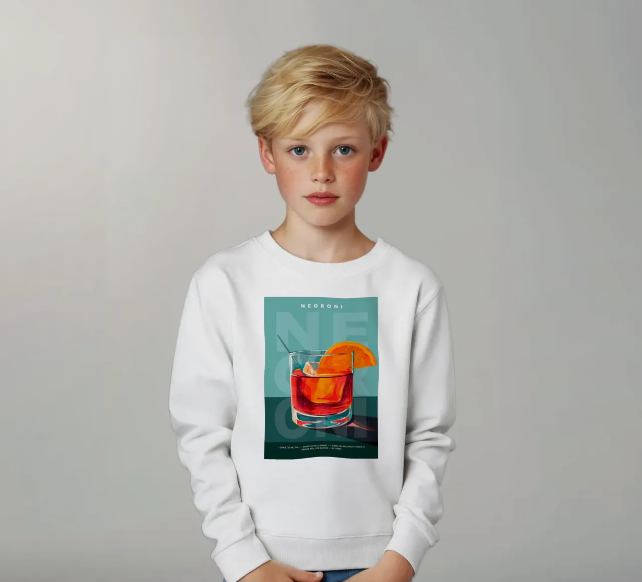Negroni classico felpa bambino da kakaka