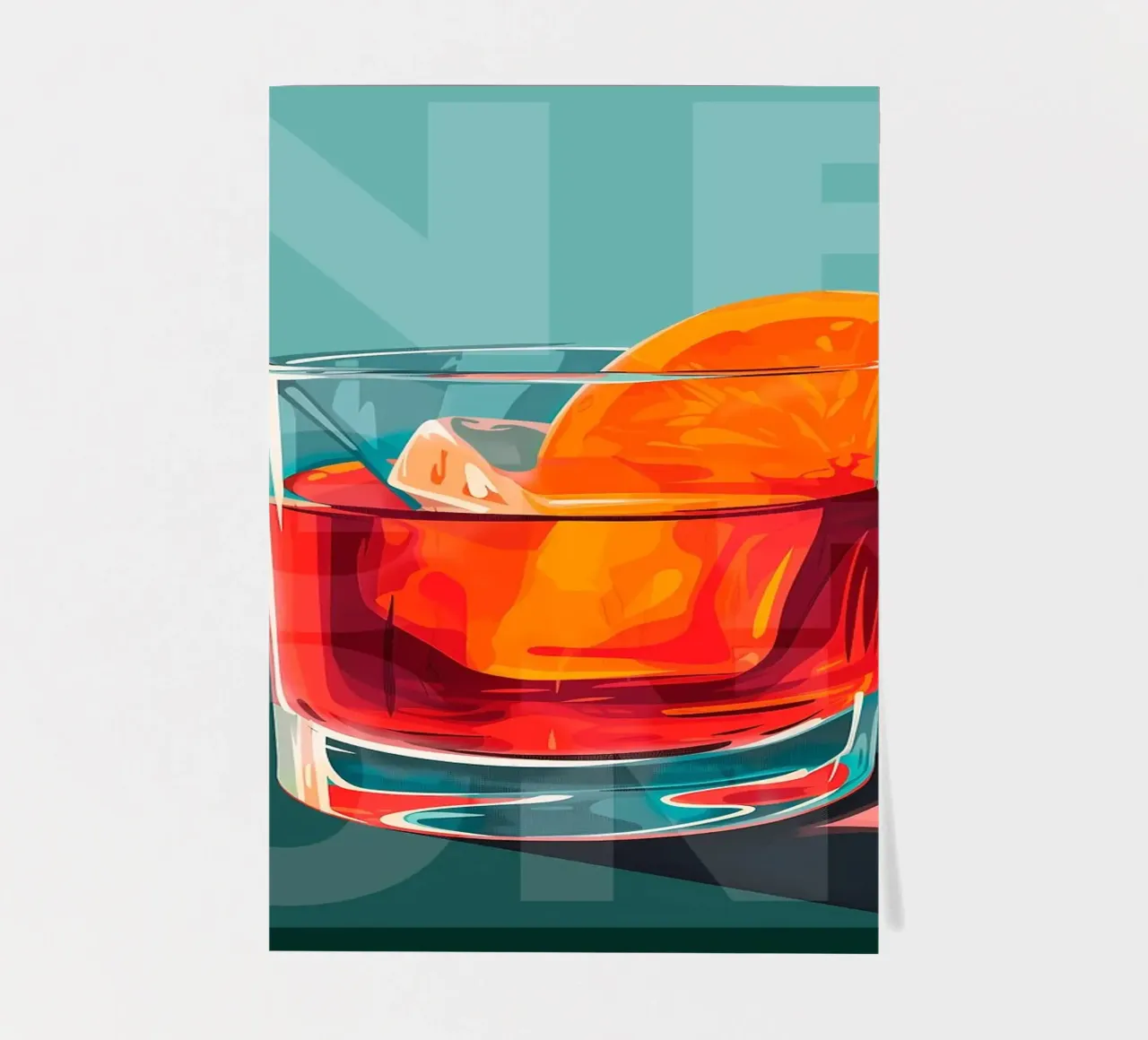 Negroni classico foglio adesivo da kakaka