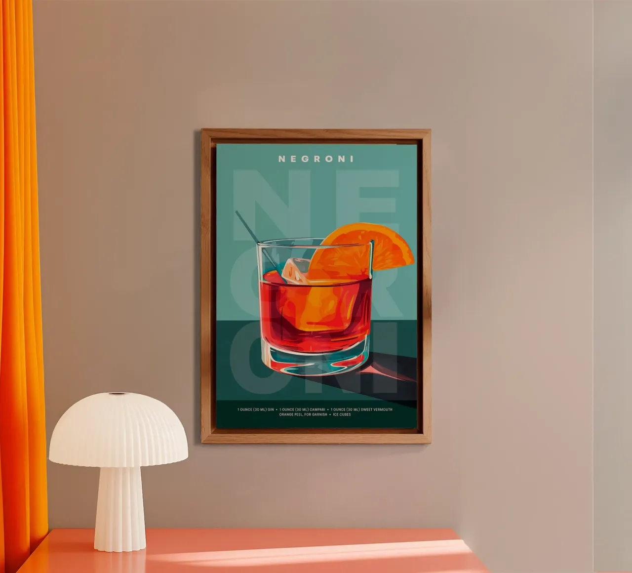 Negroni classico alluminio dibond da kakaka