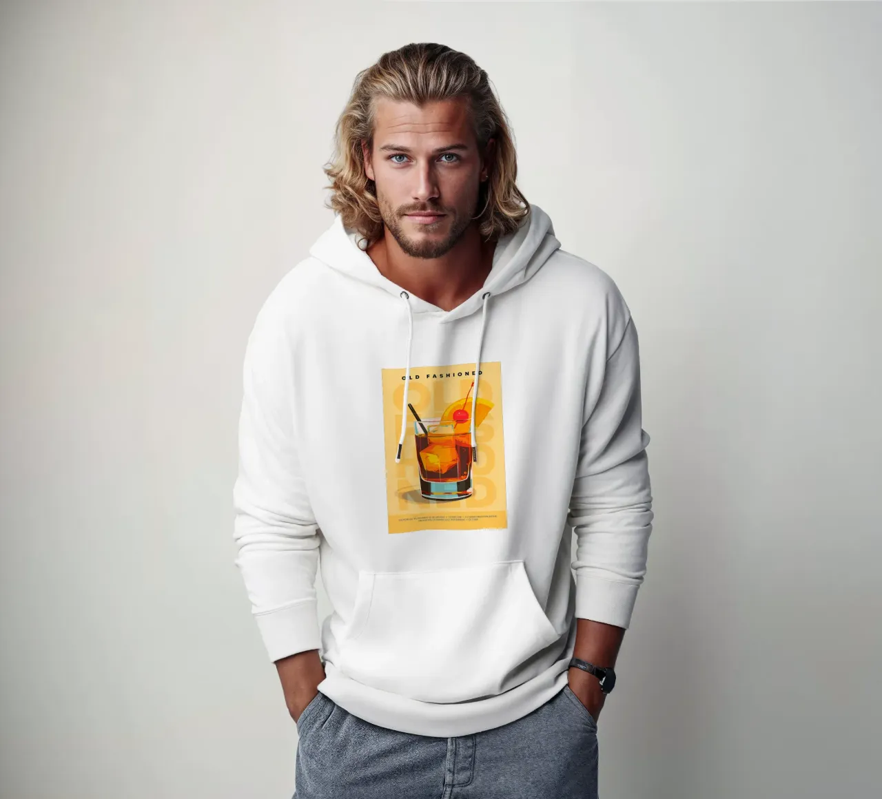 Old Fashioned classique sweat à capuche de kakaka