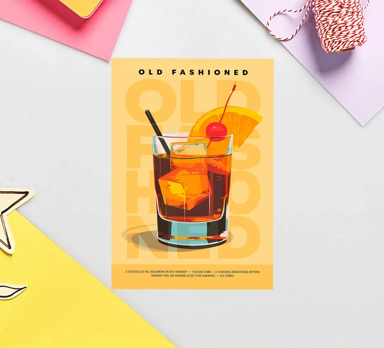 Classico Old Fashioned adesivo da kakaka