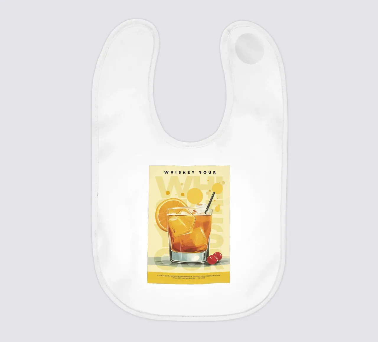 Whiskey Sour classico bavaglino da kakaka