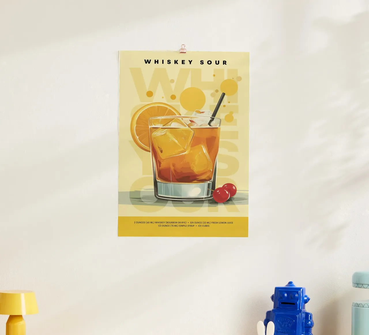 Whiskey Sour classico carta hahnemühle da kakaka
