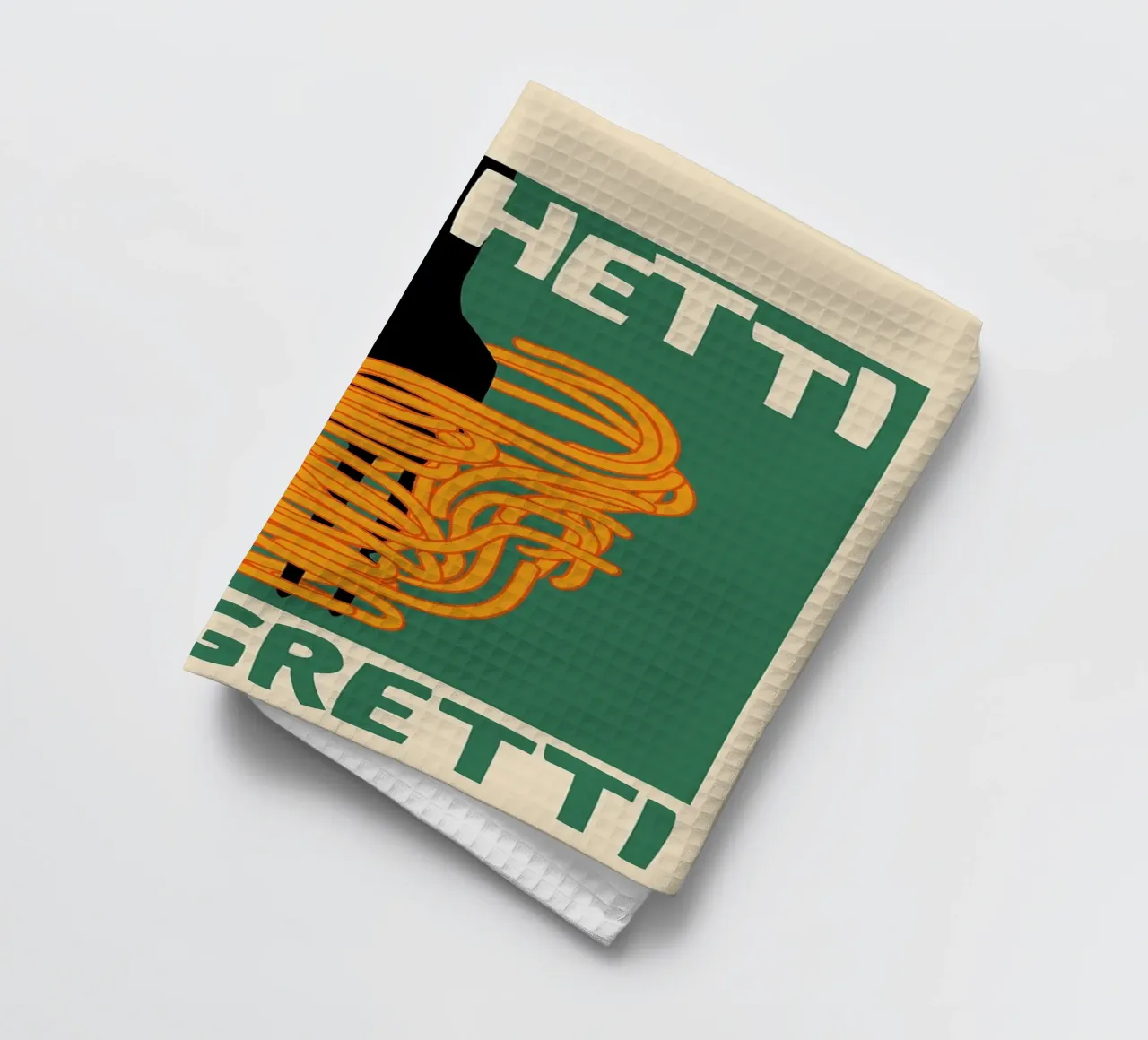 More Spaghetti, Less Regretti Poster canovaccio da cucina da kakaka