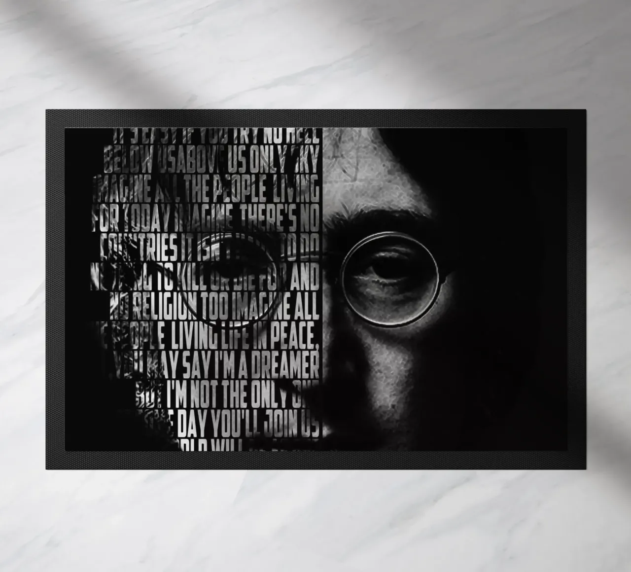 Imagine doormat by Gunawan Rb