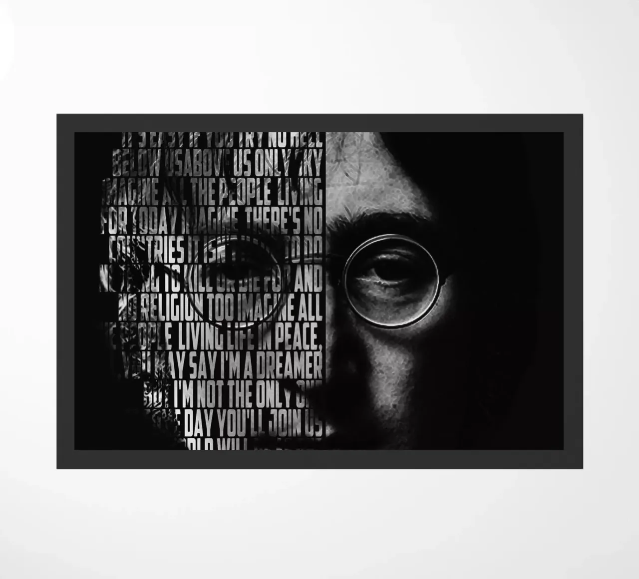 Imagine doormat by Gunawan Rb