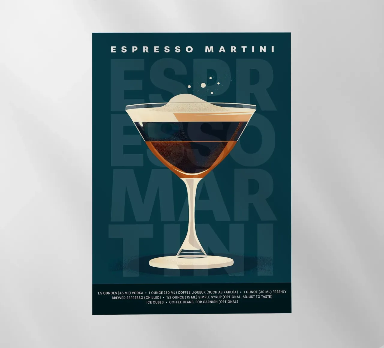 The Espresso Martini pellicola backlit da kakaka
