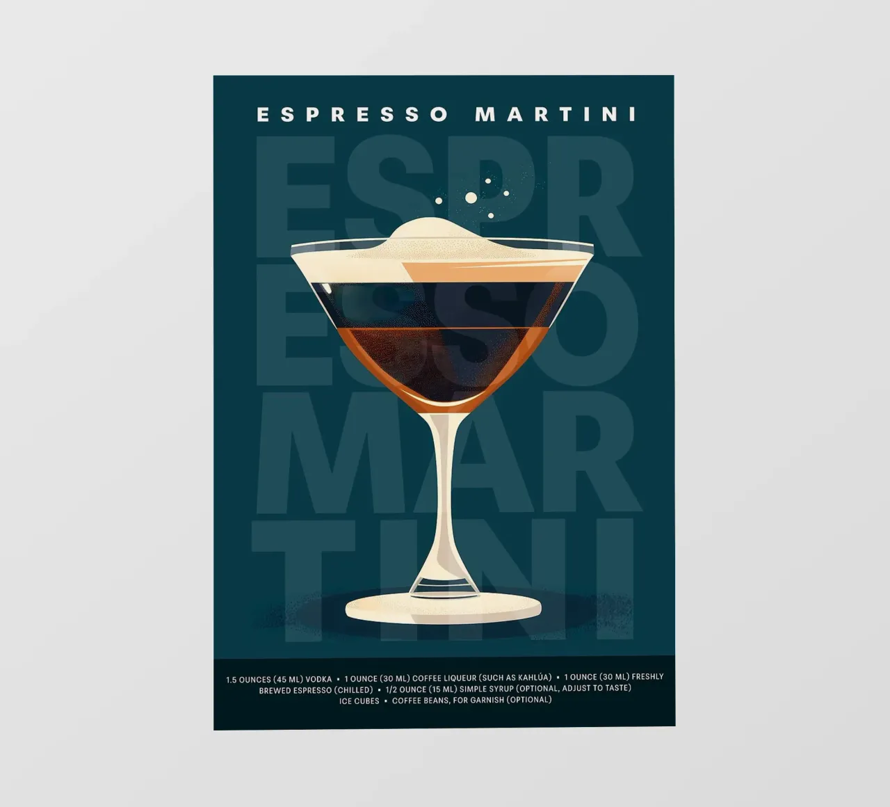 The Espresso Martini pellicola backlit da kakaka