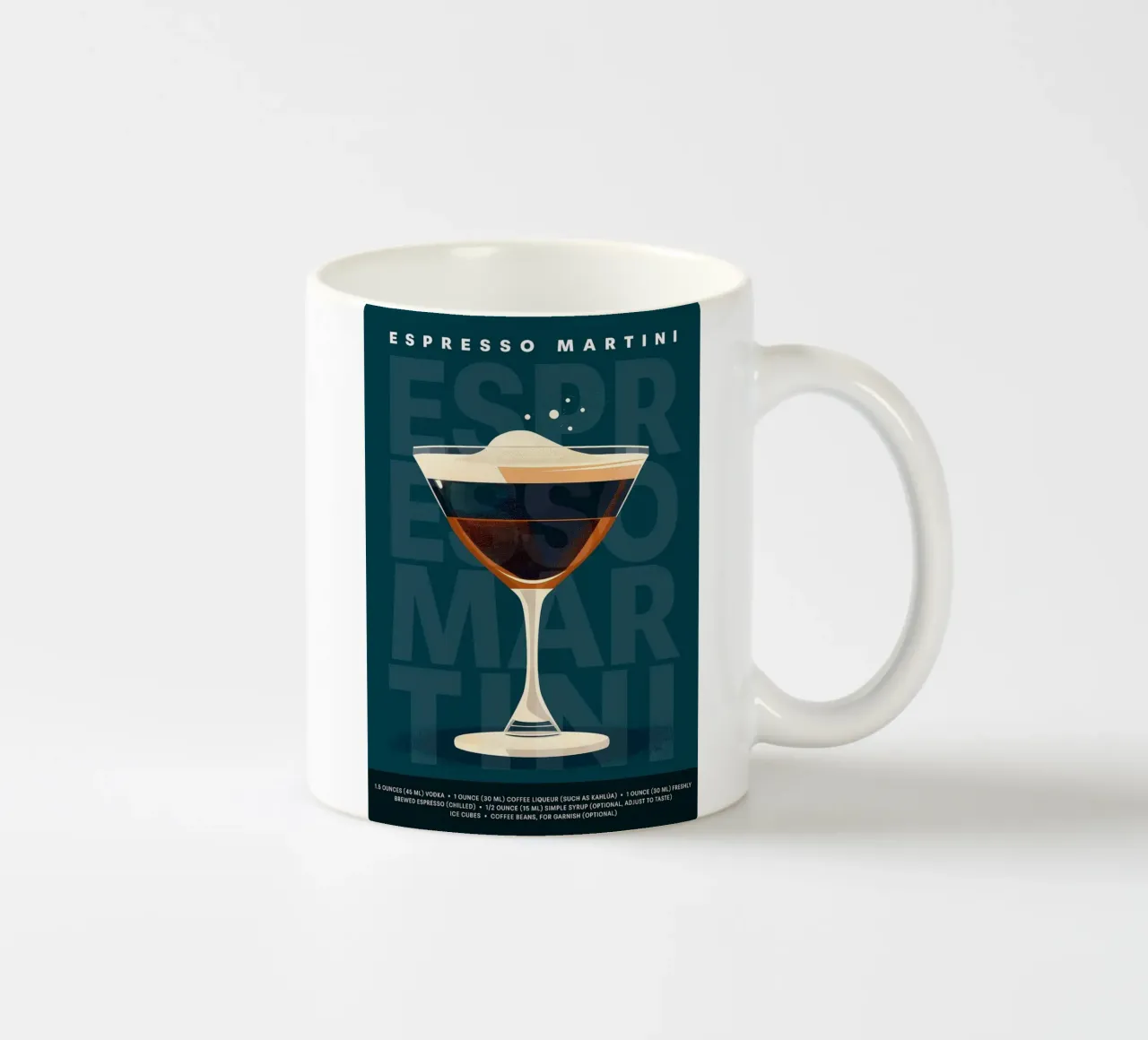 The Espresso Martini tazza in ceramica da kakaka