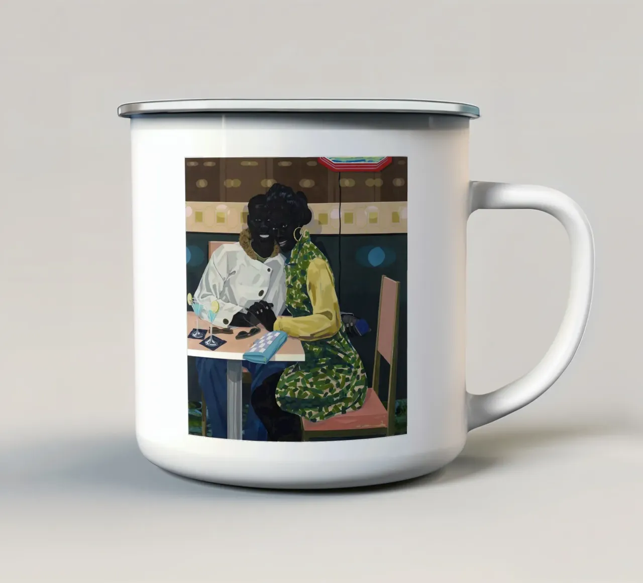 coppia del club tazza in smalto da carol shop