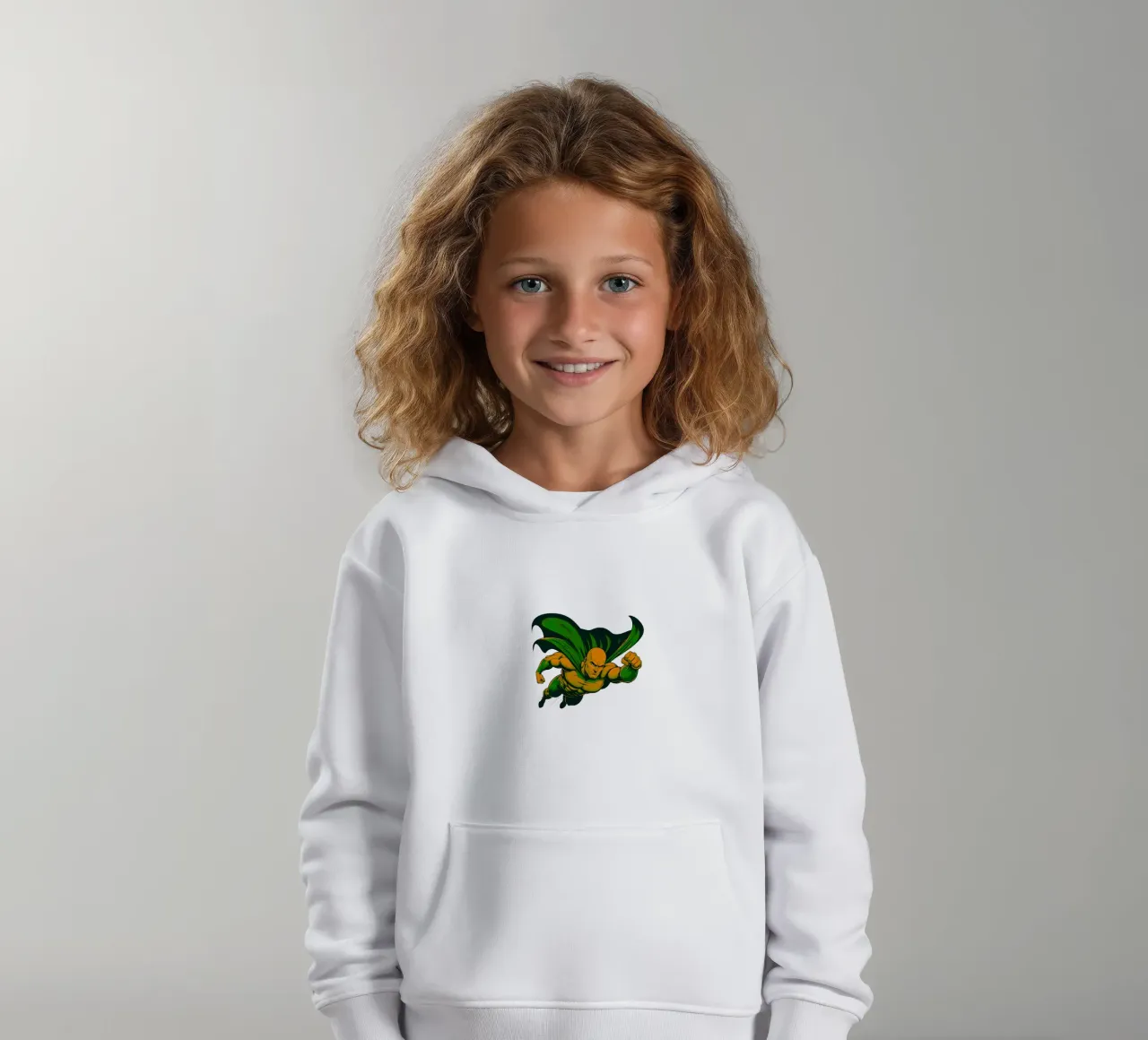 Un supereroe alla riscossa felpa bambino con cappuccio da TeeLab