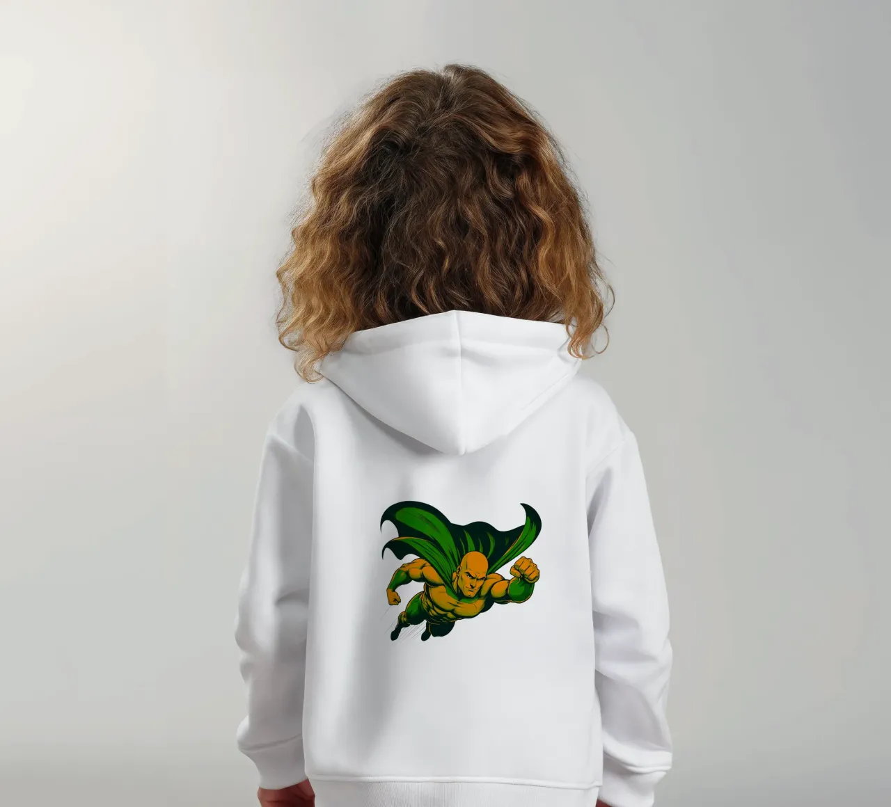 Un supereroe alla riscossa felpa bambino con cappuccio da TeeLab