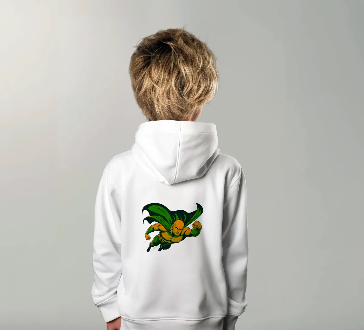 Un supereroe alla riscossa felpa bambino con cappuccio da TeeLab