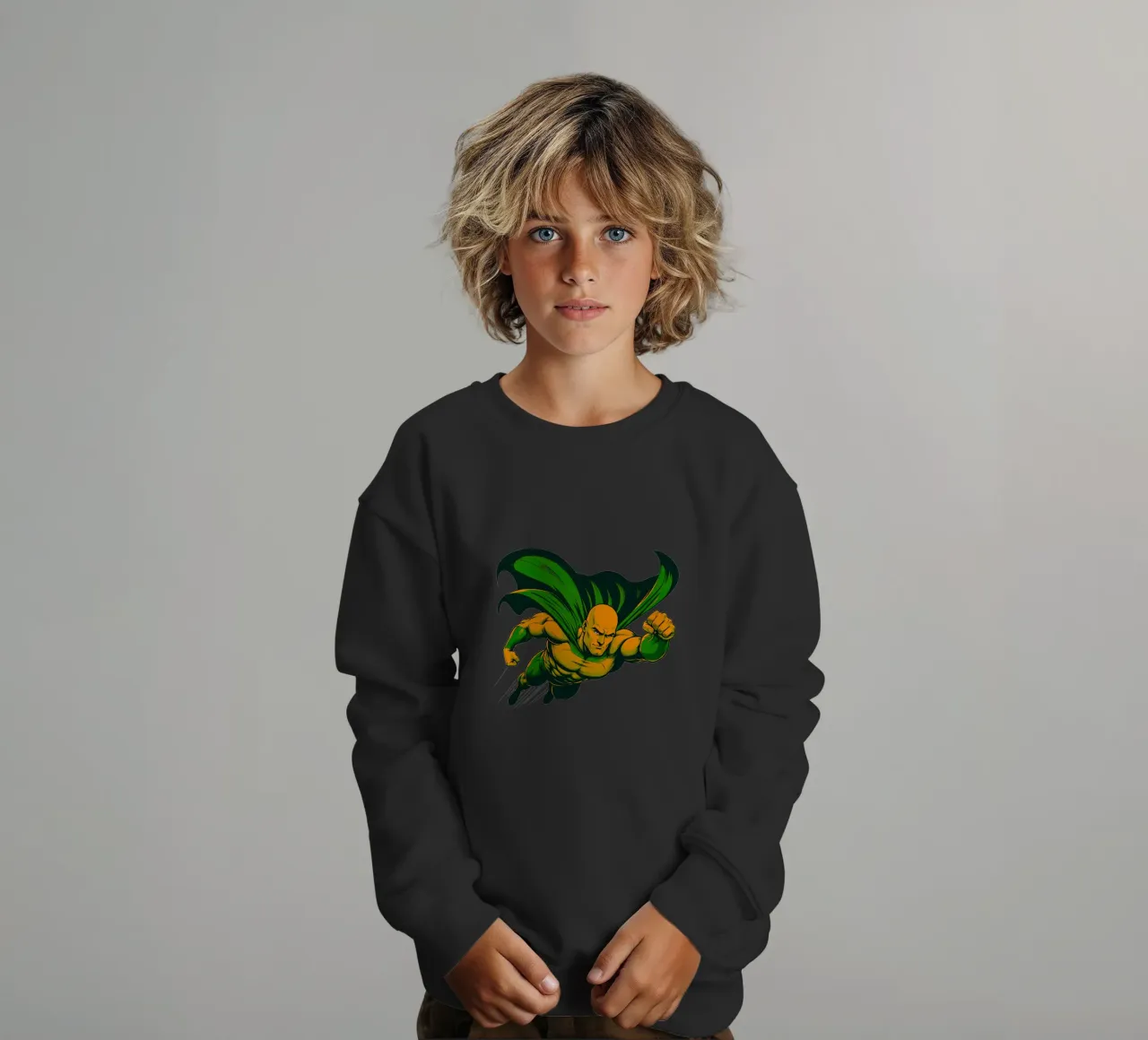 Un supereroe alla riscossa felpa bambino da TeeLab