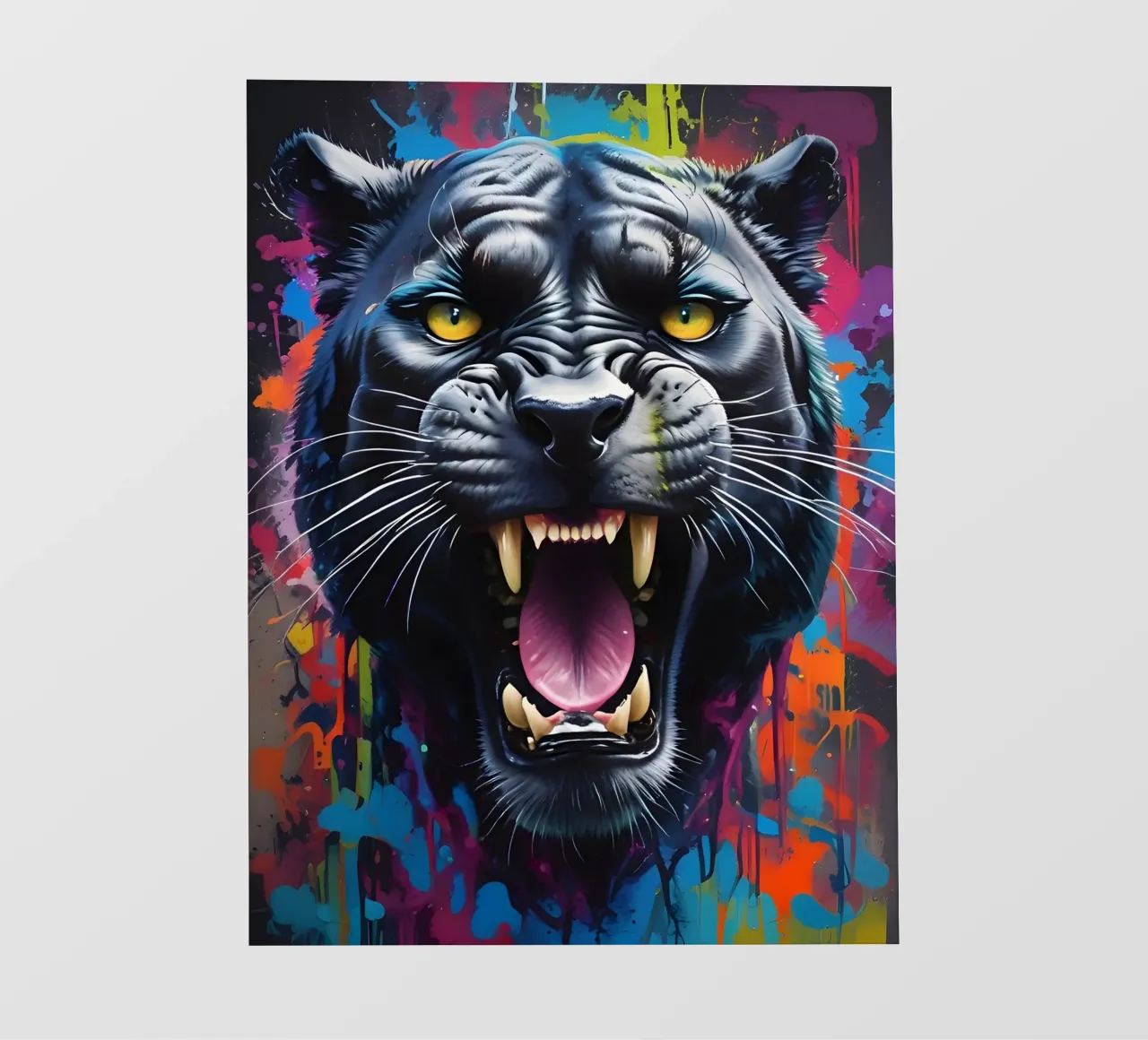 Pantera nera pellicola backlit da MakArena