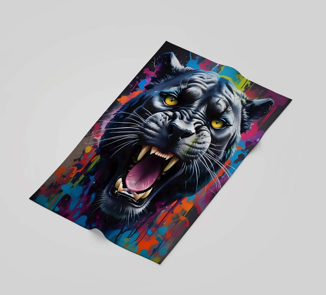 Pantera nera telo mare da MakArena