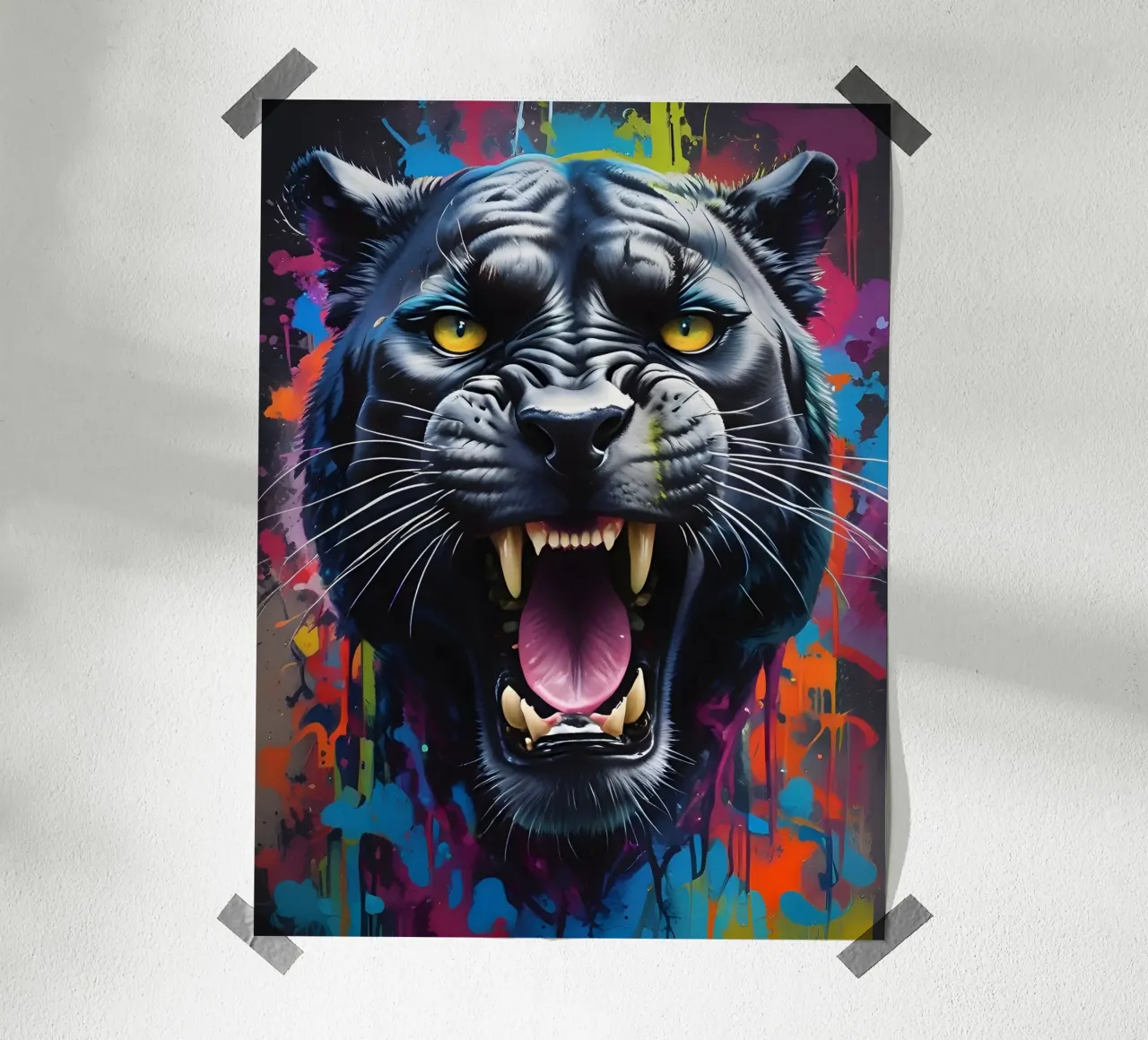 Pantera nera poster da MakArena