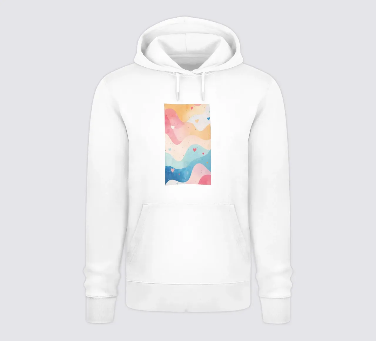 Arcobaleno felpa con cappuccio da Nina Wolf