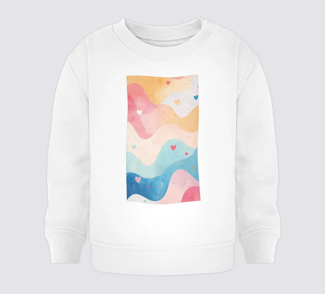Arcobaleno felpa neonato da Nina Wolf