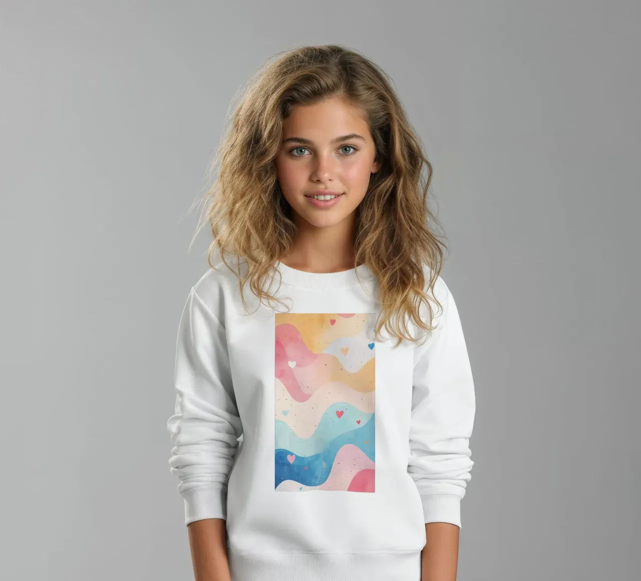 Arcobaleno felpa bambino da Nina Wolf