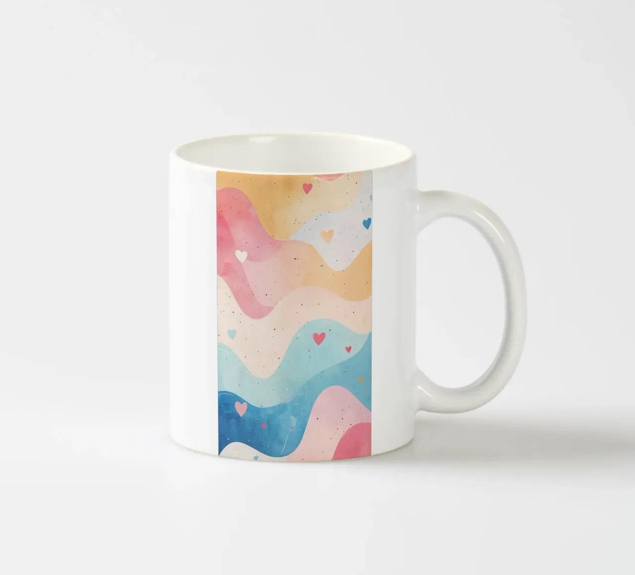 Arcobaleno tazza in ceramica da Nina Wolf