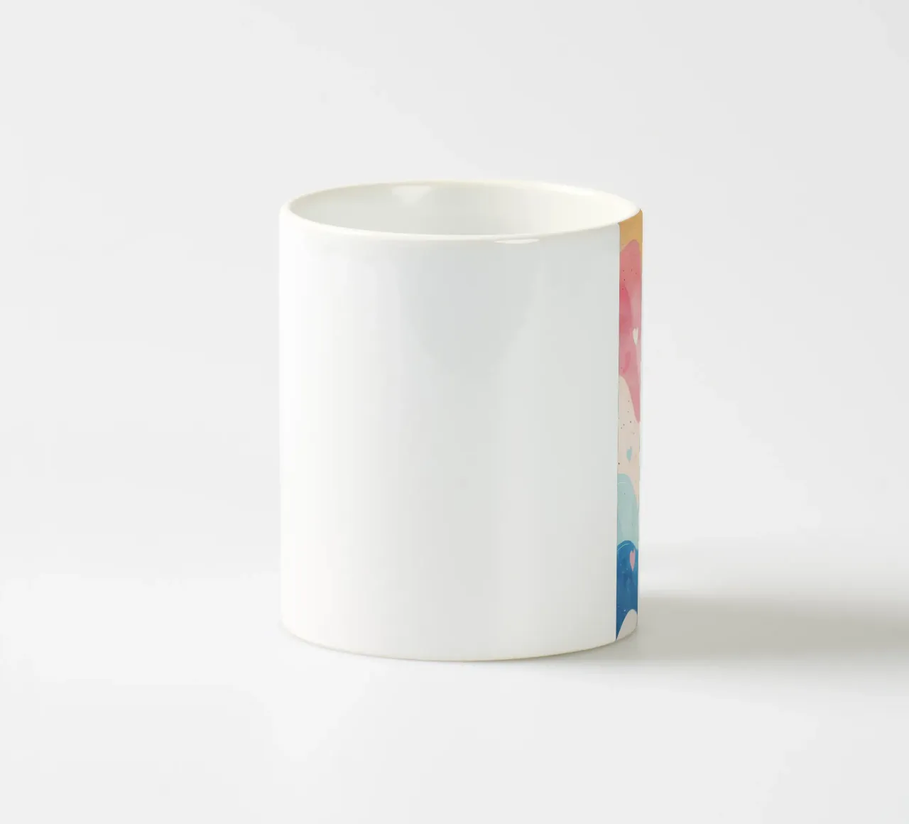 Arcobaleno tazza in ceramica da Nina Wolf
