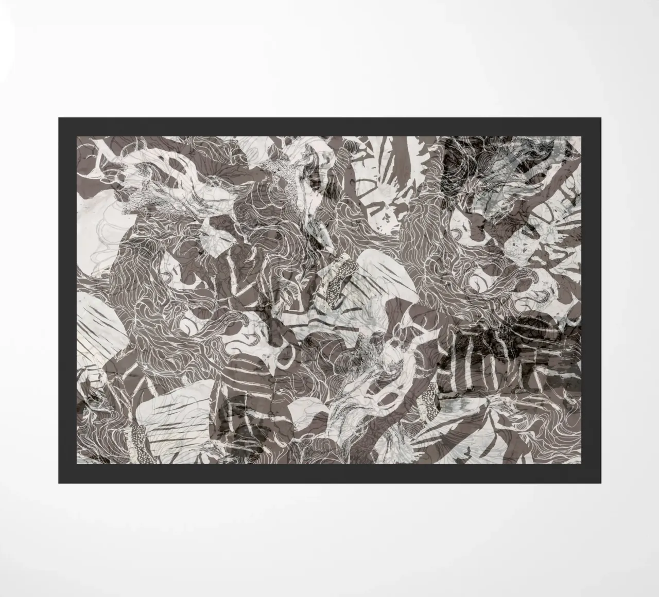 tiger doormat by k i m