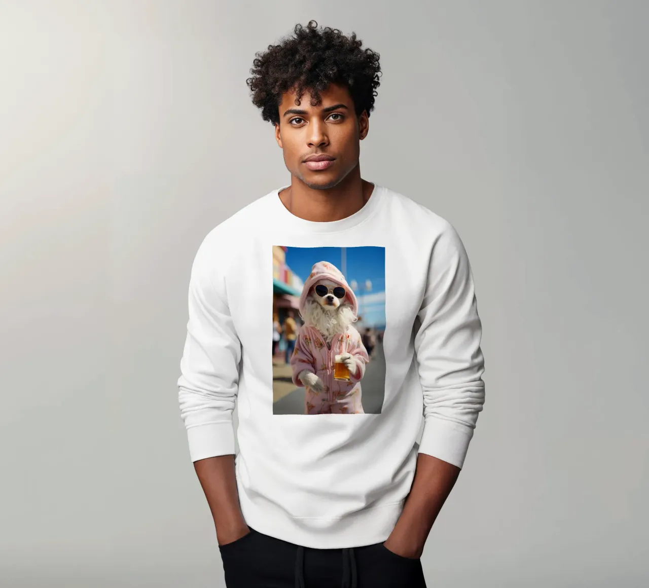 Jake sweatshirt van Affiches Chien Originales – Dogland