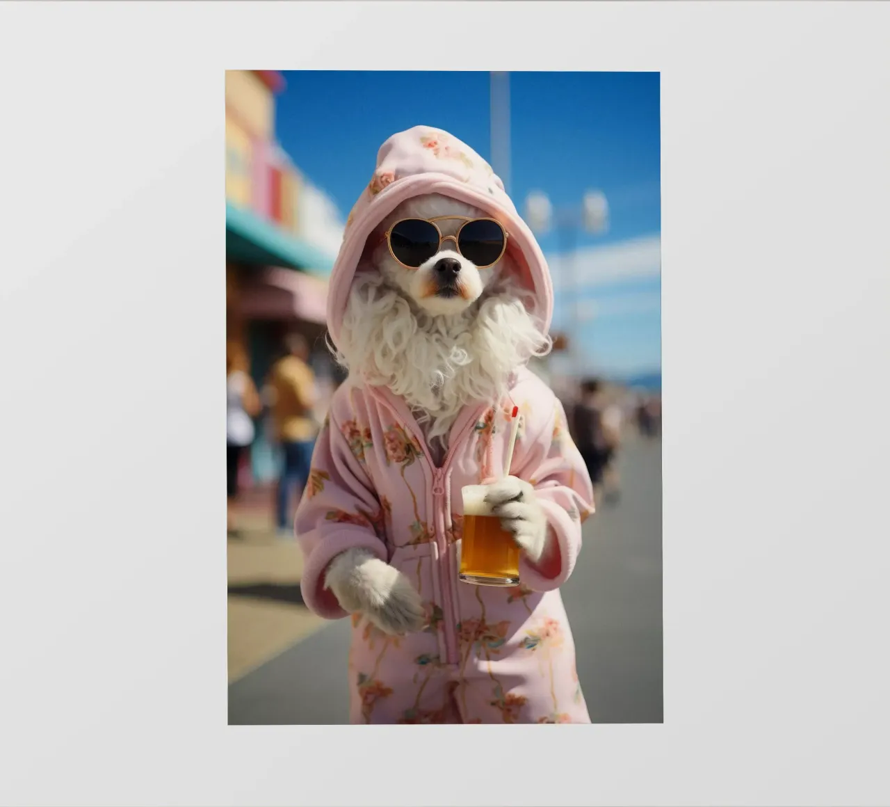 Jake fotobehang van Affiches Chien Originales – Dogland