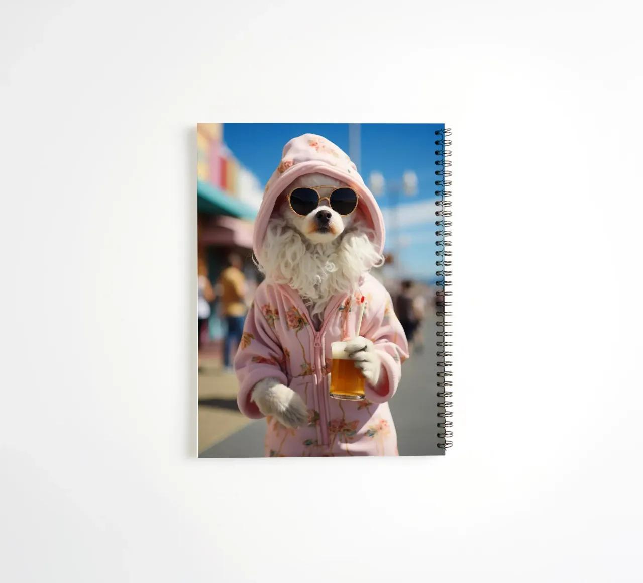 Jake spiral notebook by Affiches Chien Originales – Dogland