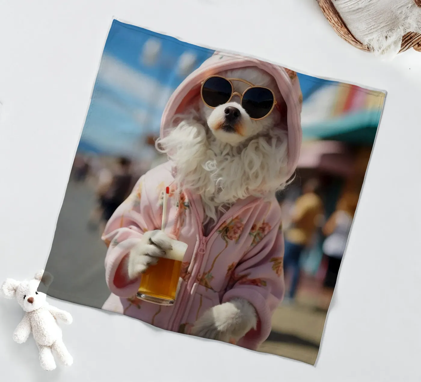 Jake fleecedeken van Affiches Chien Originales – Dogland