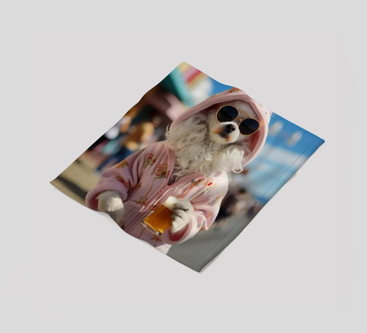 Jake fleece blanket by Affiches Chien Originales – Dogland