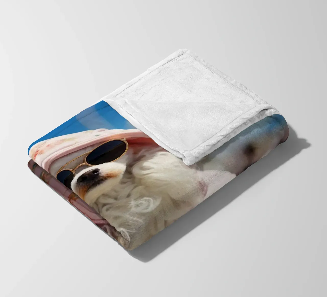 Jake fleece blanket by Affiches Chien Originales – Dogland