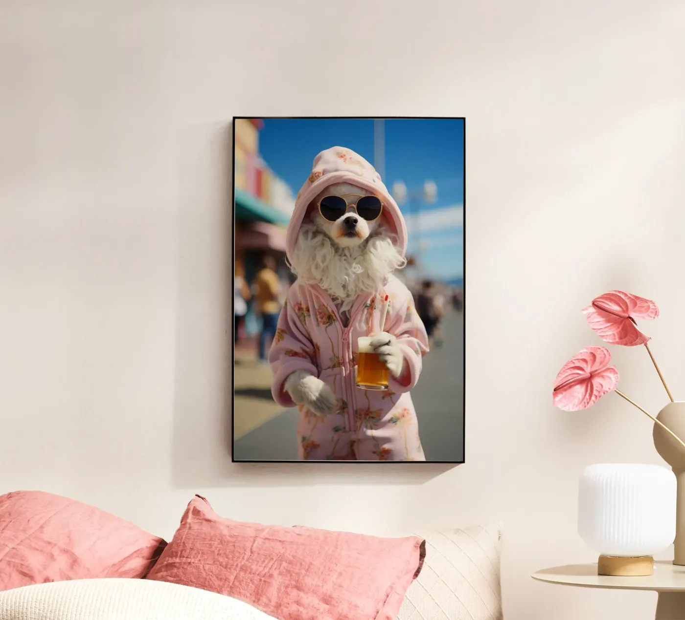 Jake acryl van Affiches Chien Originales – Dogland