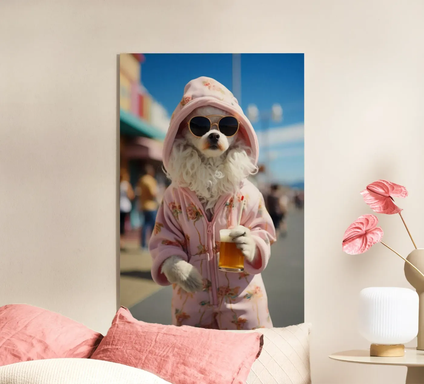 Jake acryl van Affiches Chien Originales – Dogland