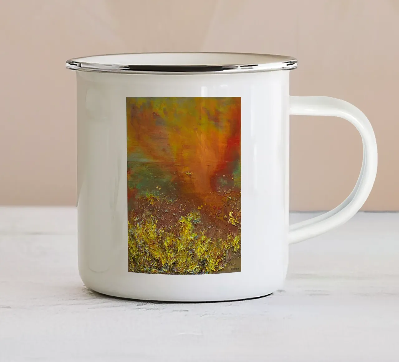 SPERANZA tazza in smalto da Little treasures for your home