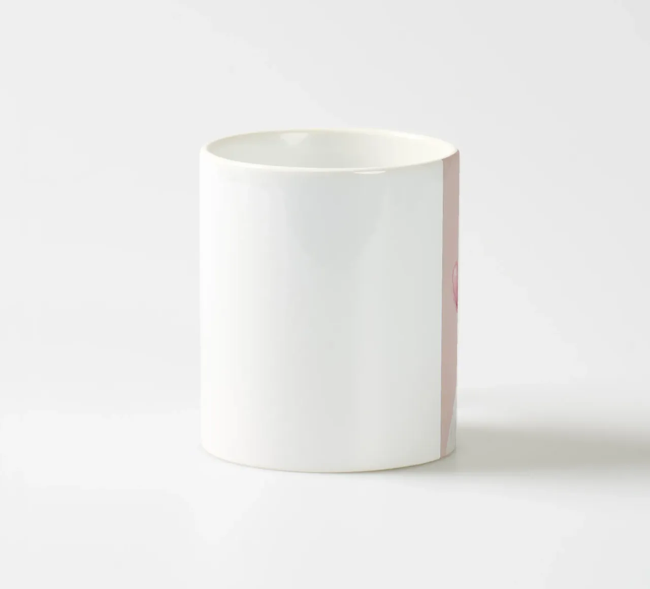 Anatra rosa tazza in ceramica da Nina Wolf