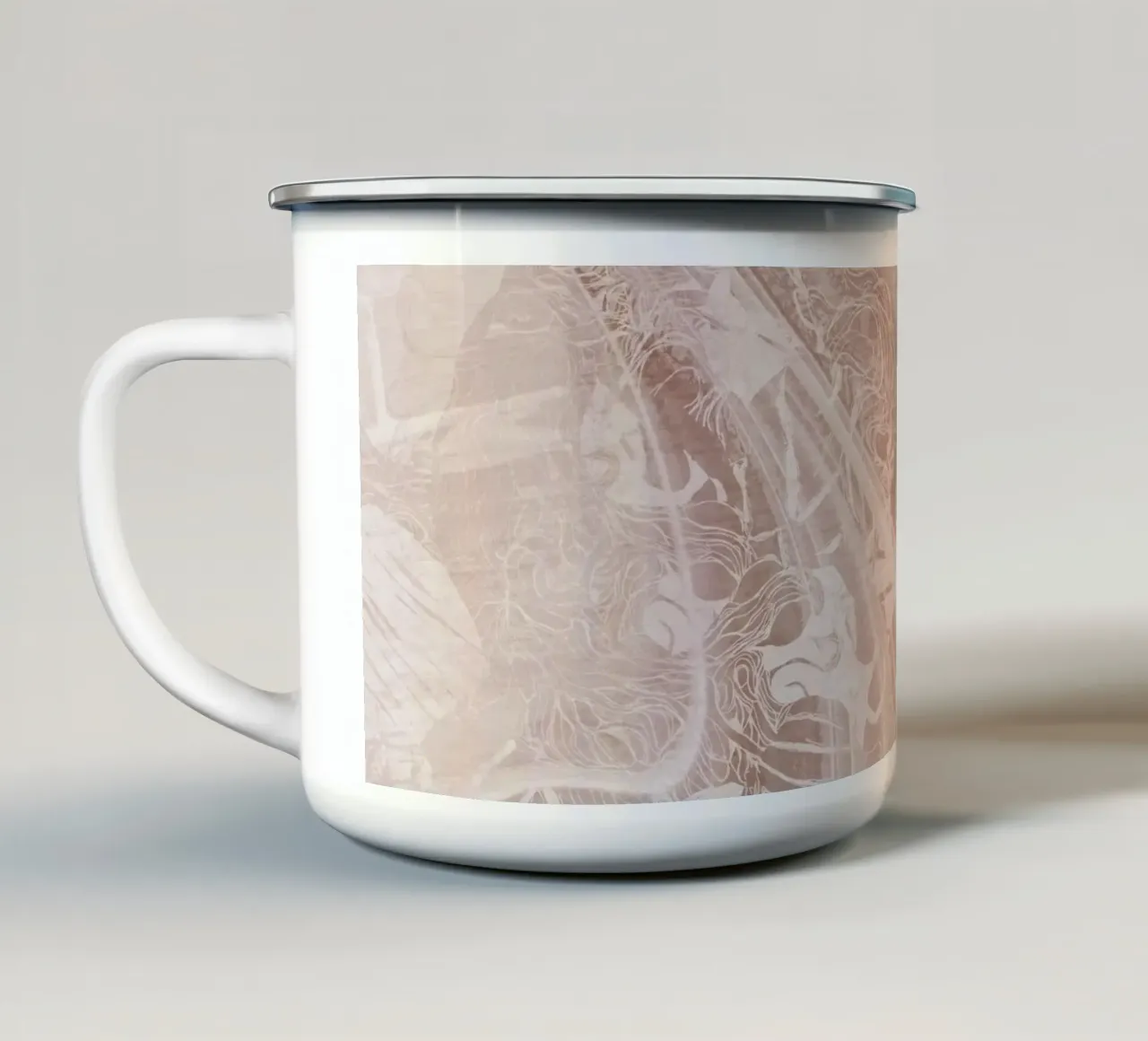 pesca tazza in smalto da k i m