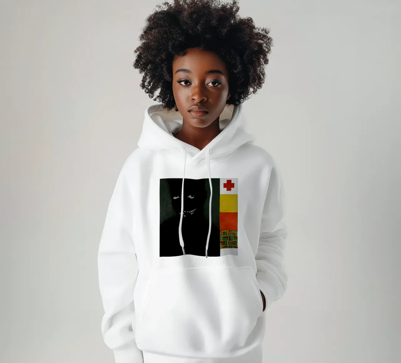 kerry james marshall uomo invisibile felpa con cappuccio da carol shop