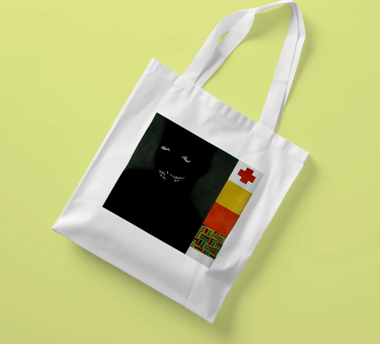 kerry james marshall uomo invisibile borsa in juta da carol shop