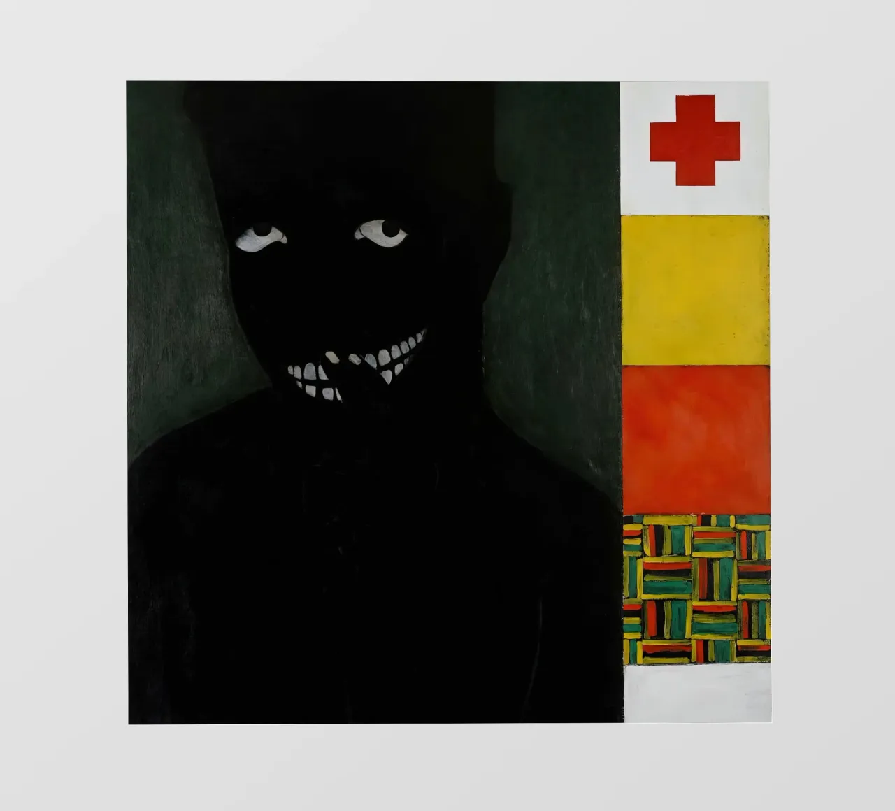kerry james marshall uomo invisibile telo in pvc da carol shop