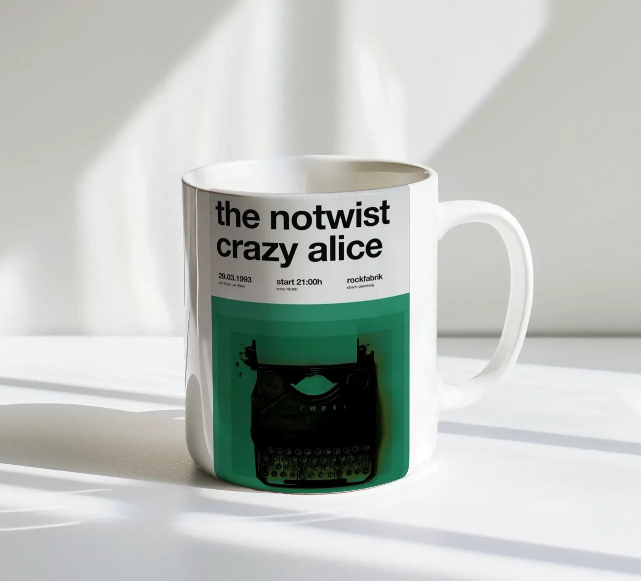 The Notwist tazza in ceramica da Stephan Kochs