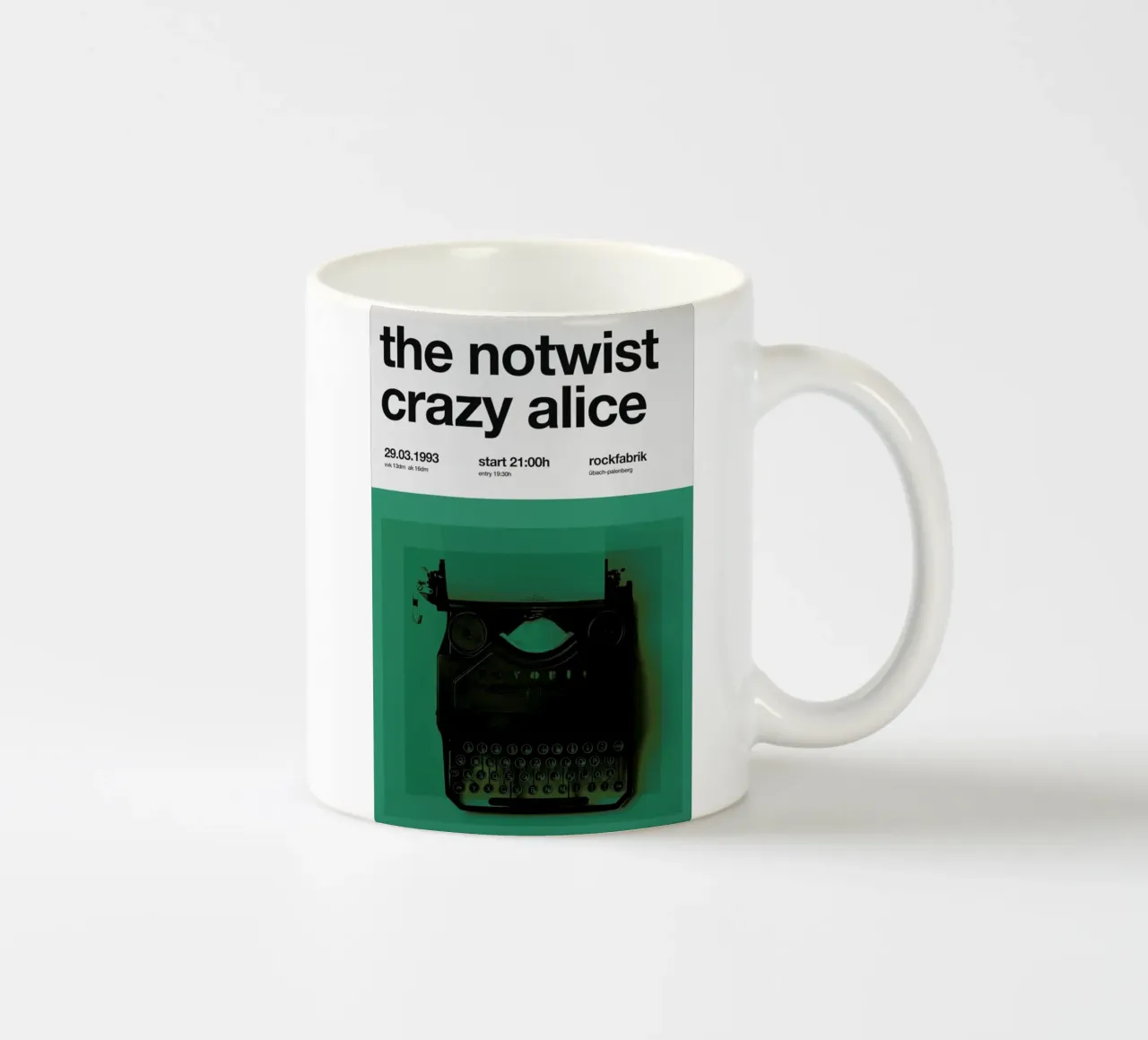 The Notwist tazza in ceramica da Stephan Kochs
