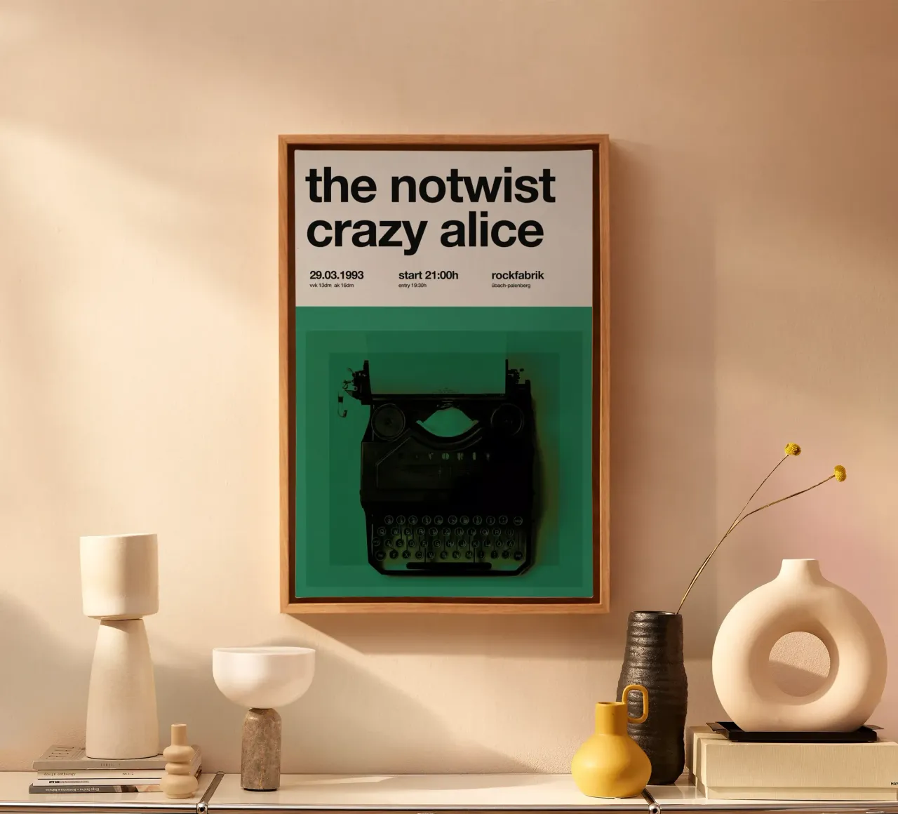 The Notwist tela con Cornice a cassetta da Stephan Kochs