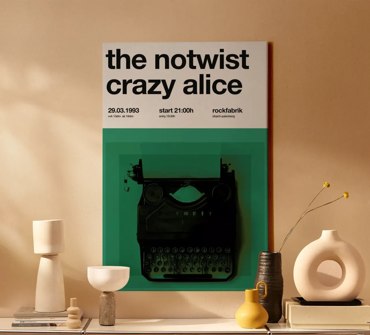 The Notwist tela con Cornice a cassetta da Stephan Kochs