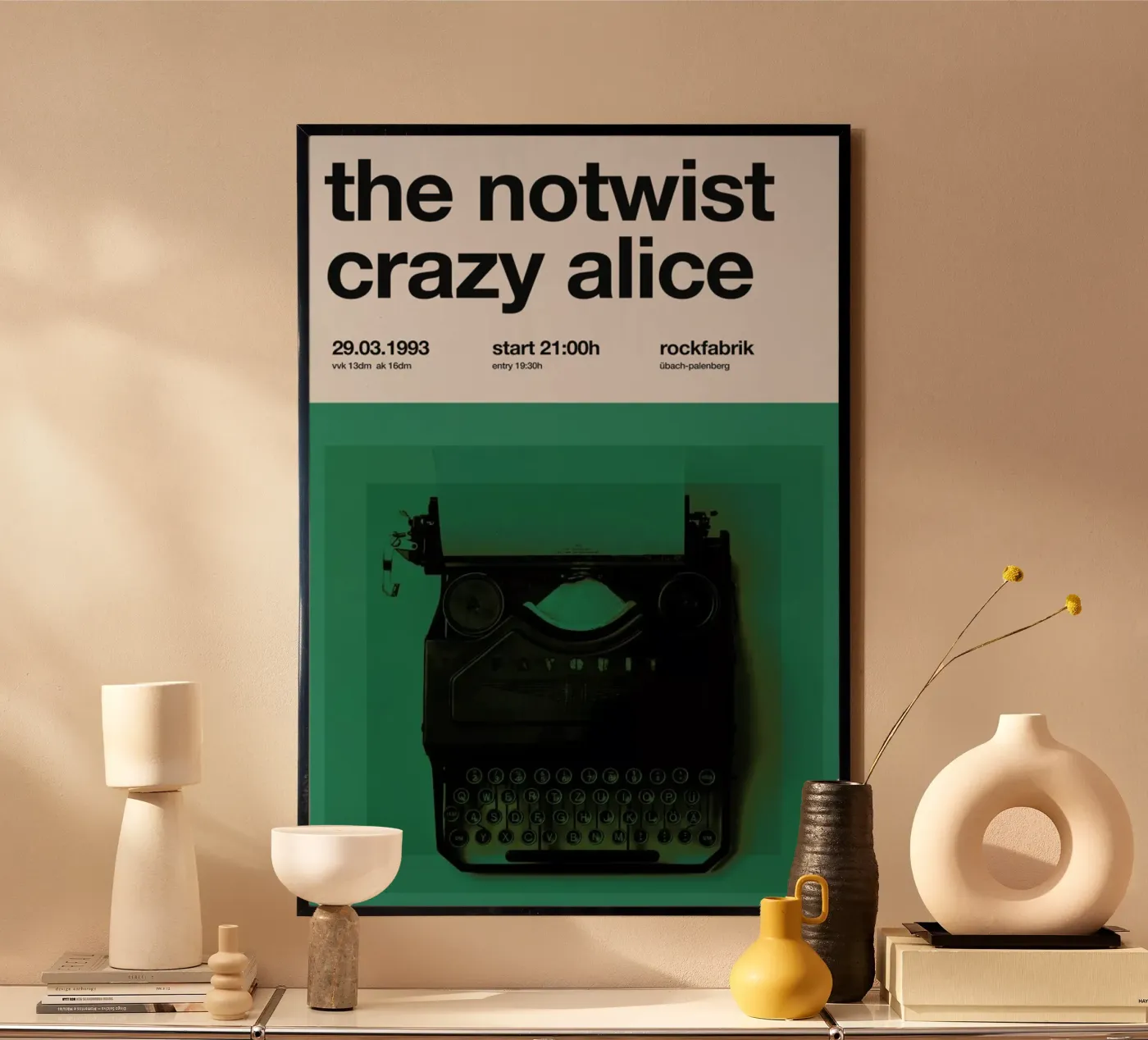 The Notwist poster da Stephan Kochs