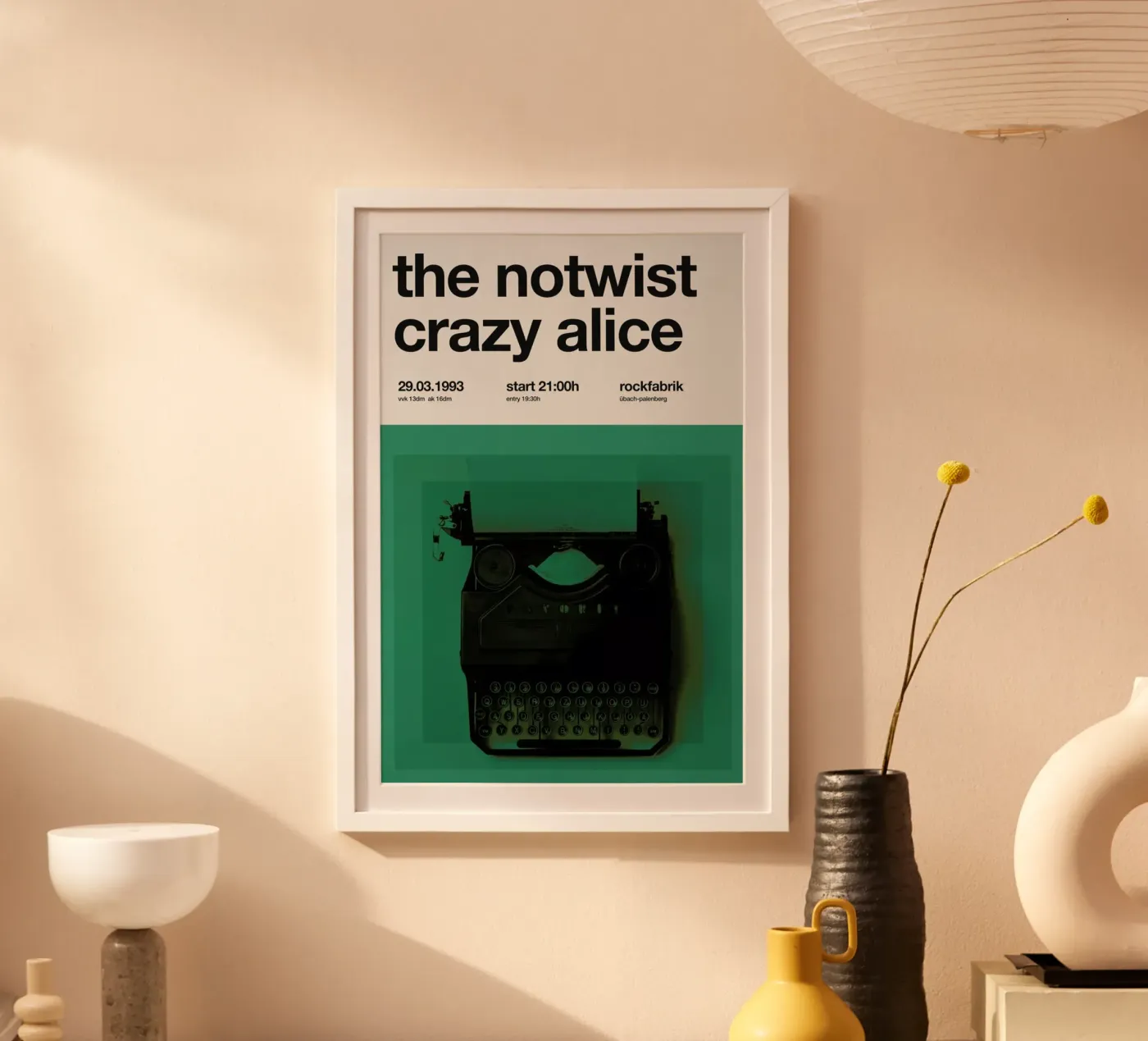 The Notwist poster da Stephan Kochs