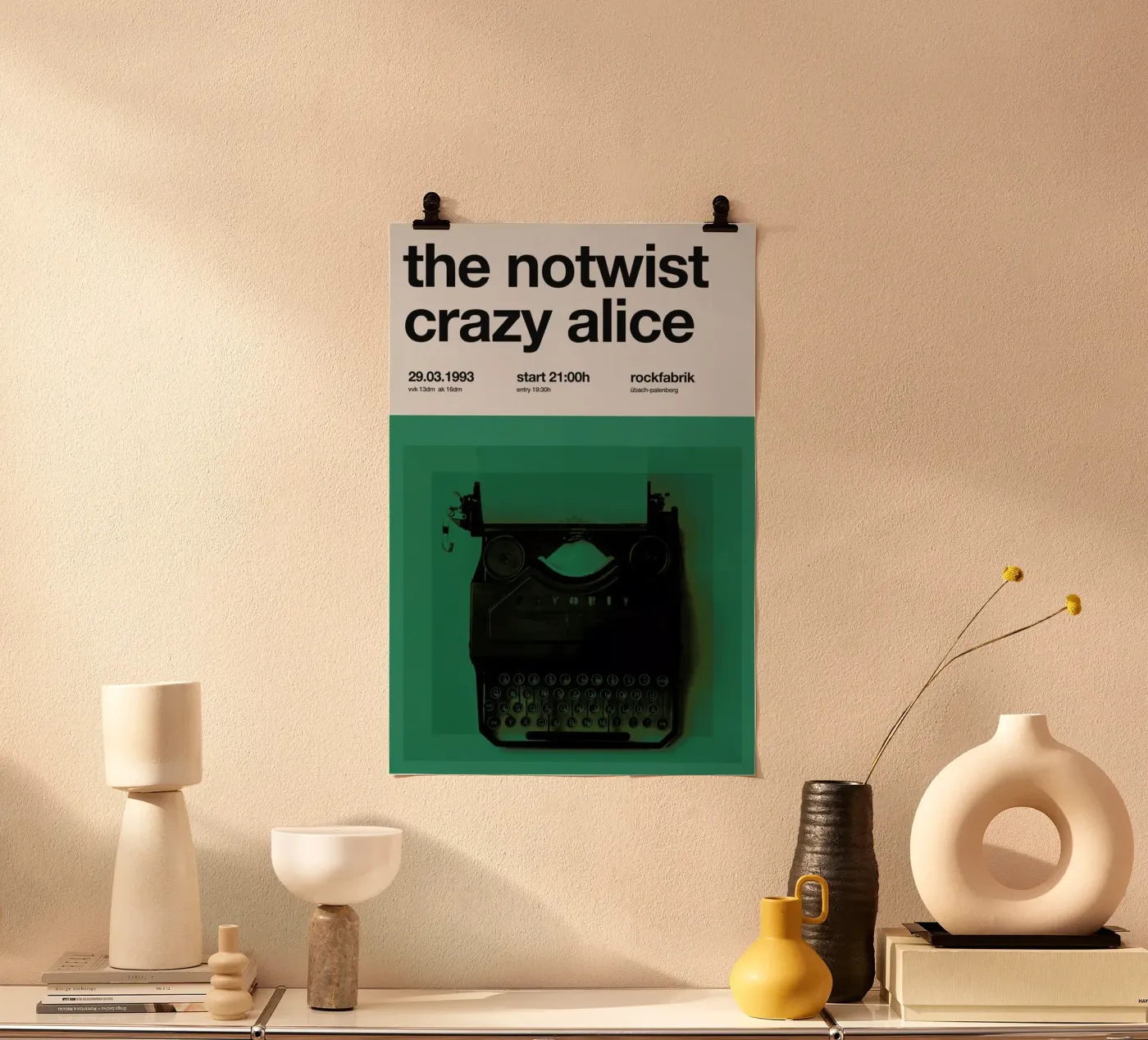The Notwist poster da Stephan Kochs