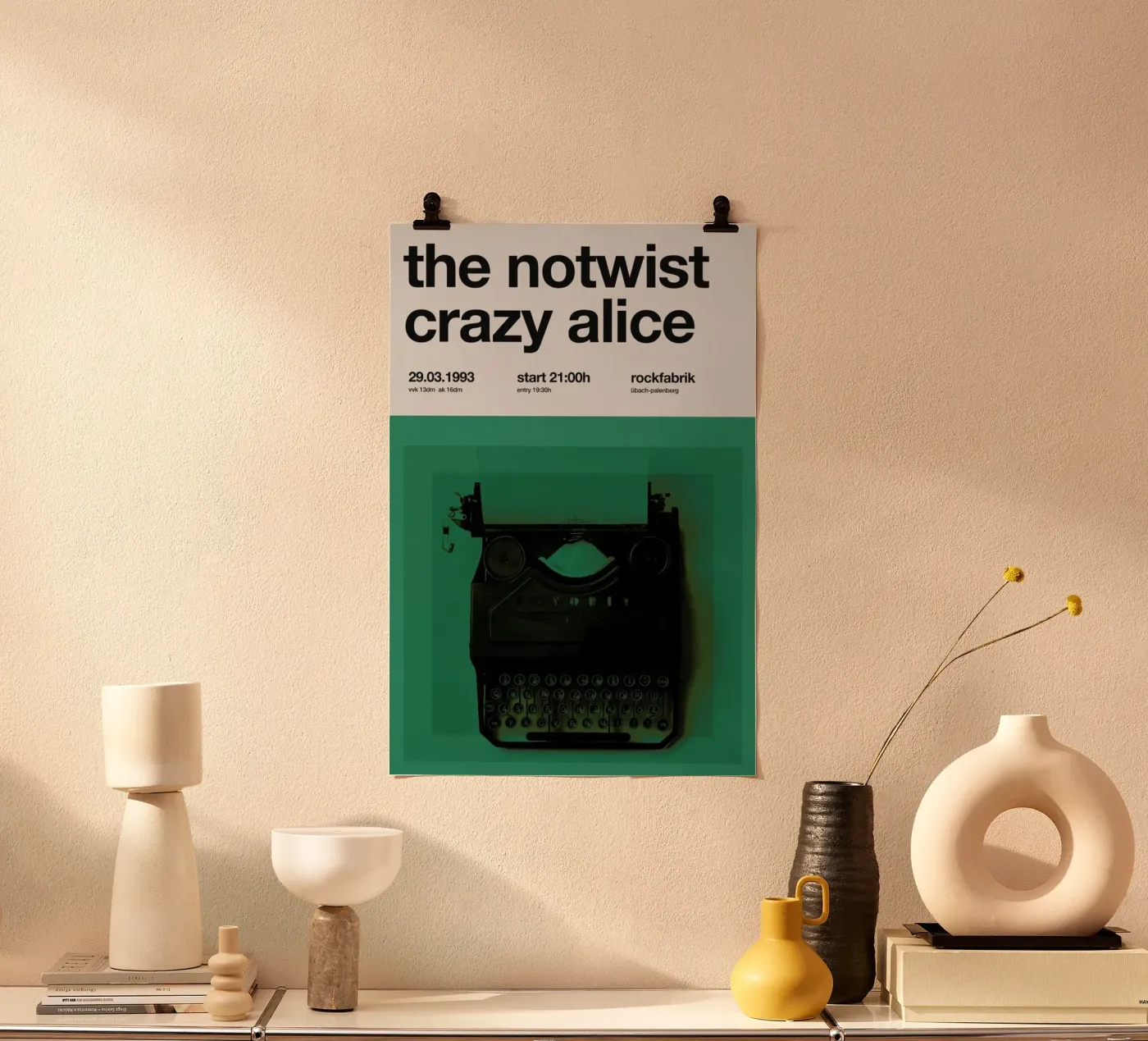 The Notwist poster da Stephan Kochs
